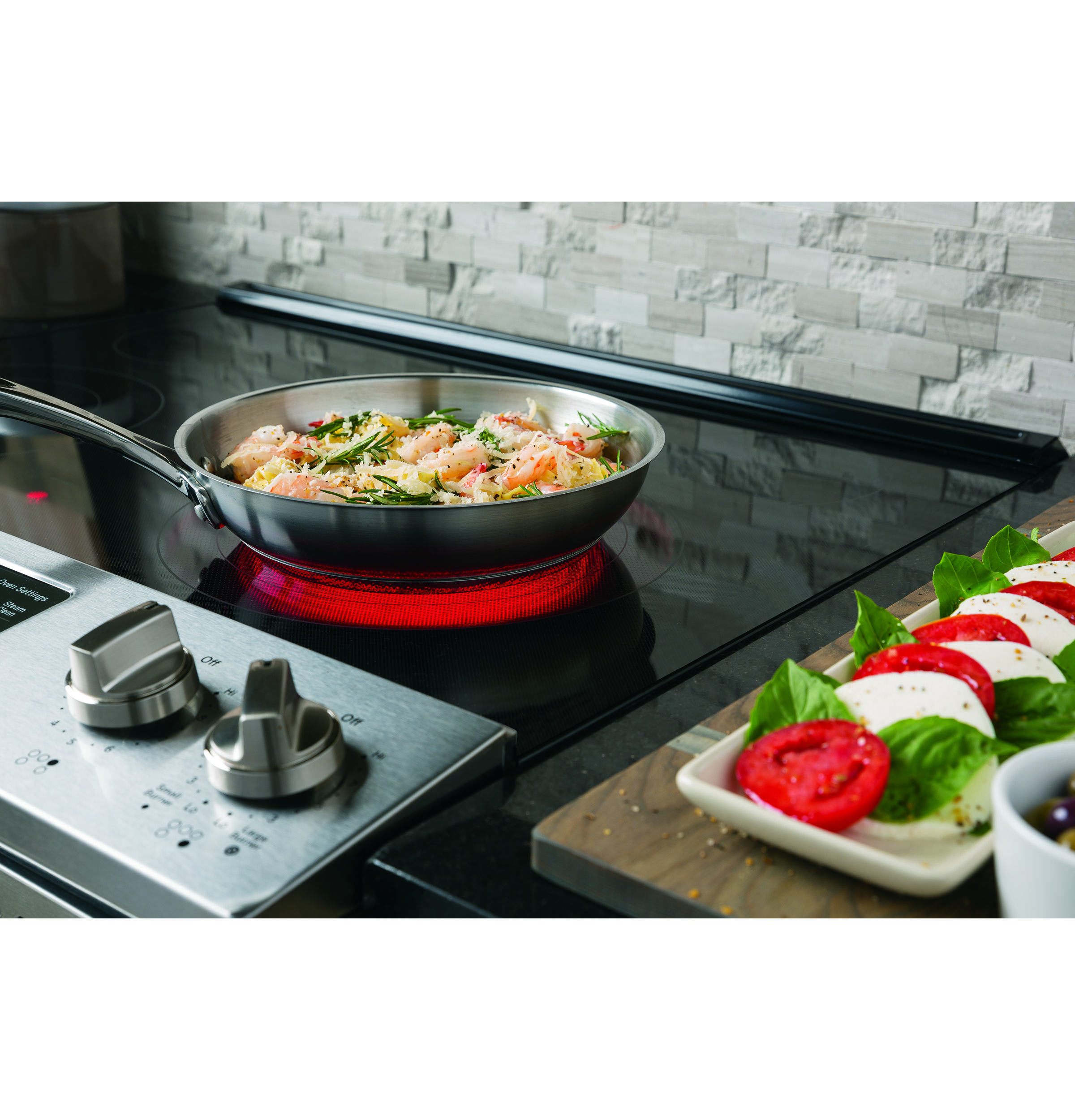 30" Slide-In Electric Convection Range with No Preheat Air Fry JS760EPES