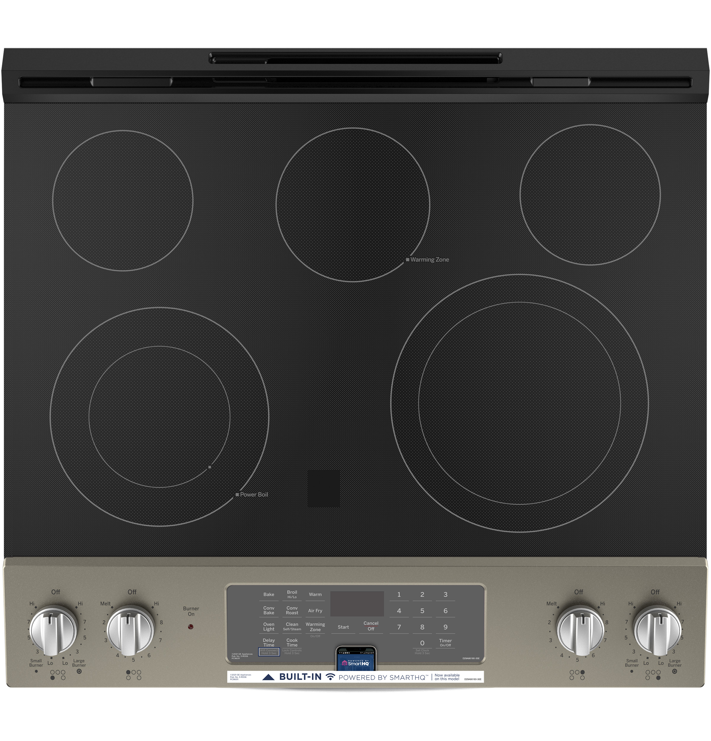 30" Slide-In Electric Convection Range with No Preheat Air Fry JS760EPES
