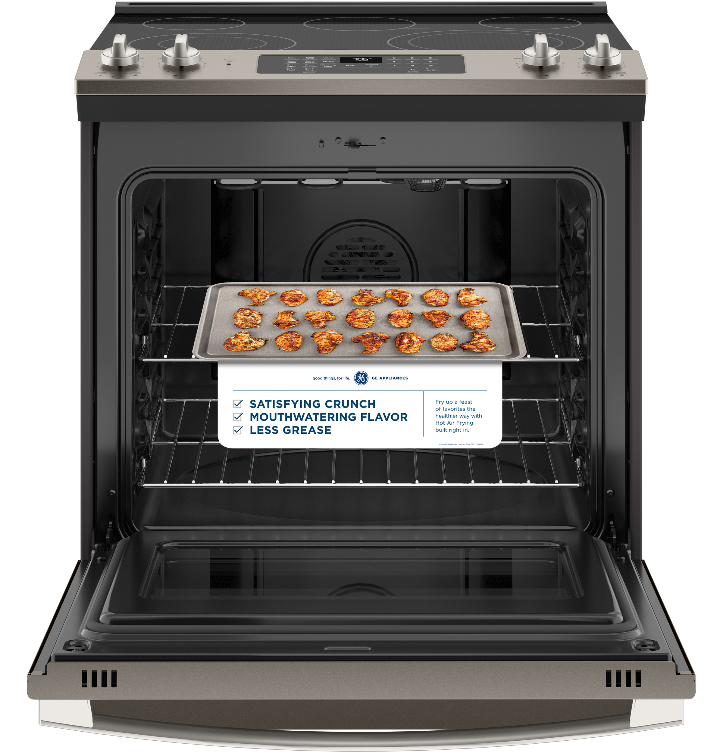 30" Slide-In Electric Convection Range with No Preheat Air Fry JS760EPES