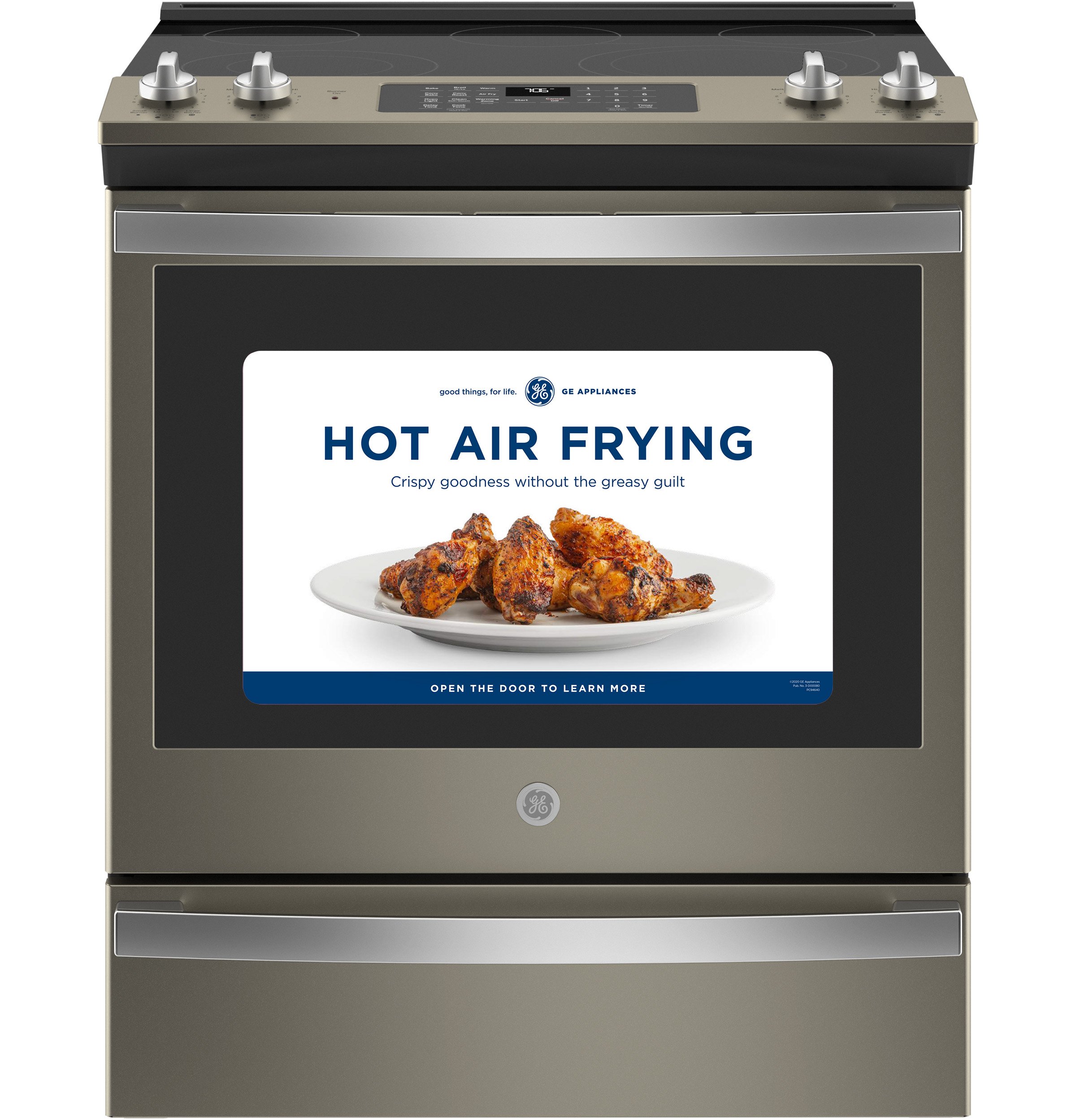 30" Slide-In Electric Convection Range with No Preheat Air Fry JS760EPES