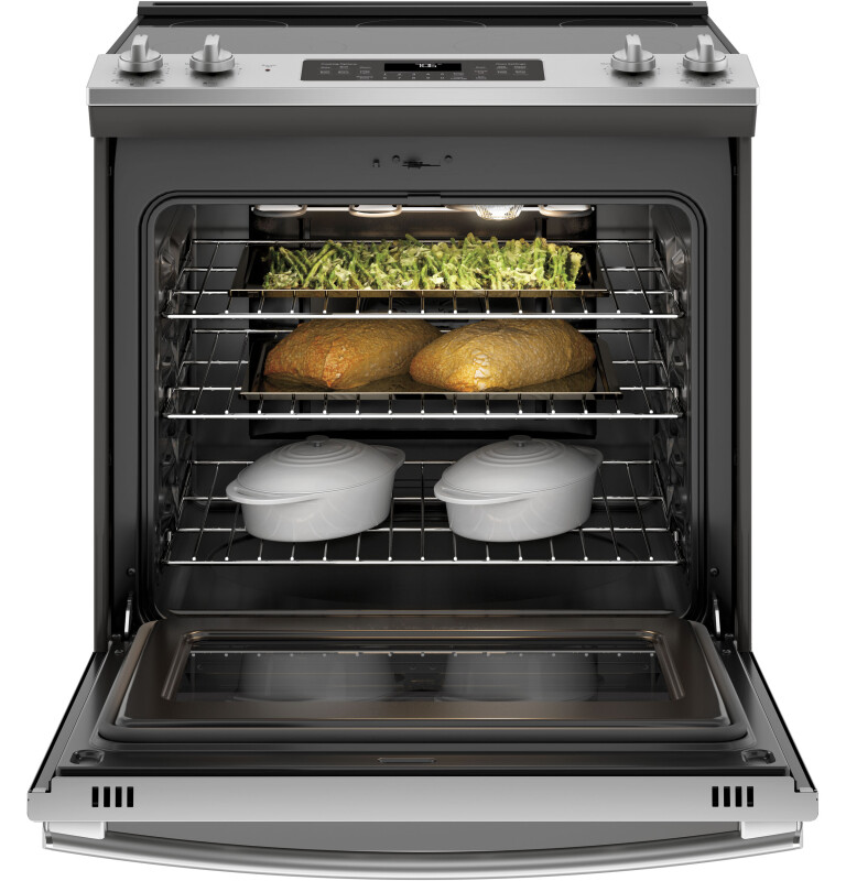 30" Slide-In Electric Convection Range JS760SLSS