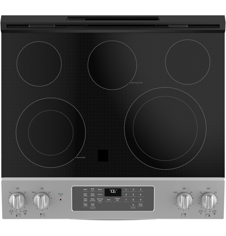30" Slide-In Electric Convection Range with No Preheat Air Fry JS760SPSS
