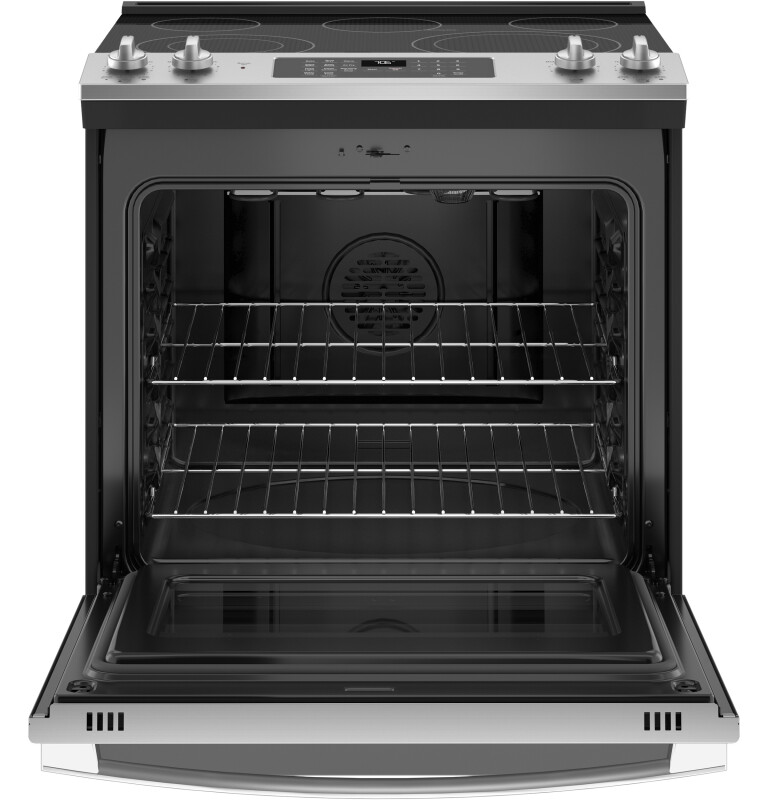 30" Slide-In Electric Convection Range with No Preheat Air Fry JS760SPSS