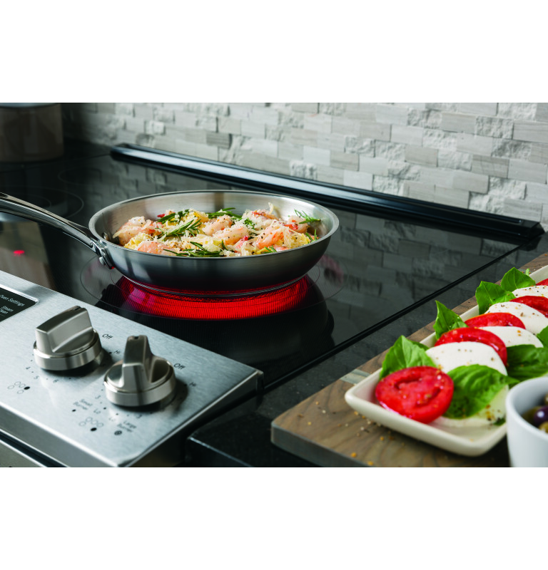 30" Slide-In Electric Convection Range with No Preheat Air Fry JS760SPSS