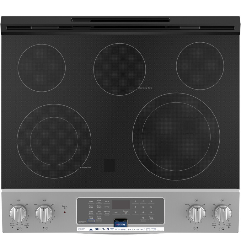 30" Slide-In Electric Convection Range with No Preheat Air Fry JS760SPSS