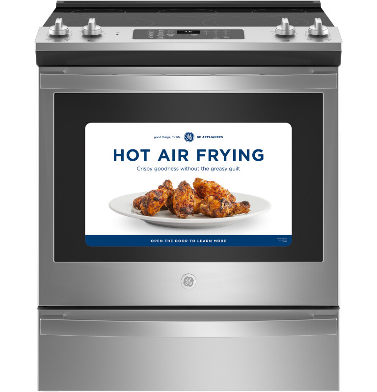 30" Slide-In Electric Convection Range with No Preheat Air Fry JS760SPSS