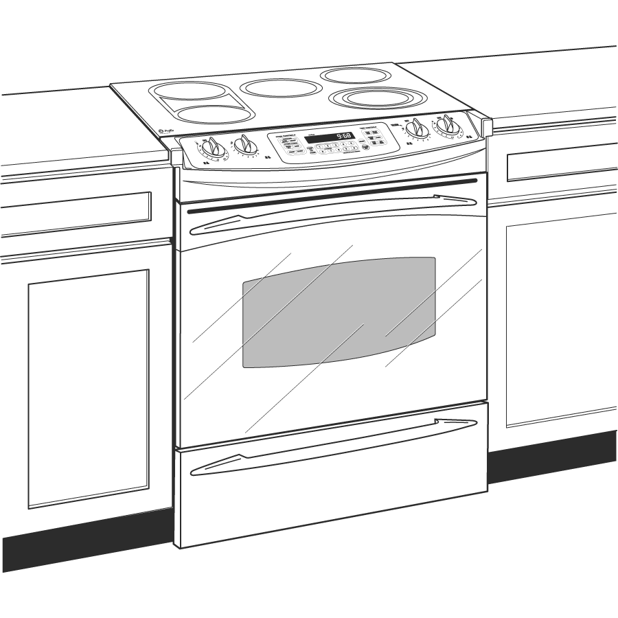 30" Slide-In Electric Range JS905TKWW
