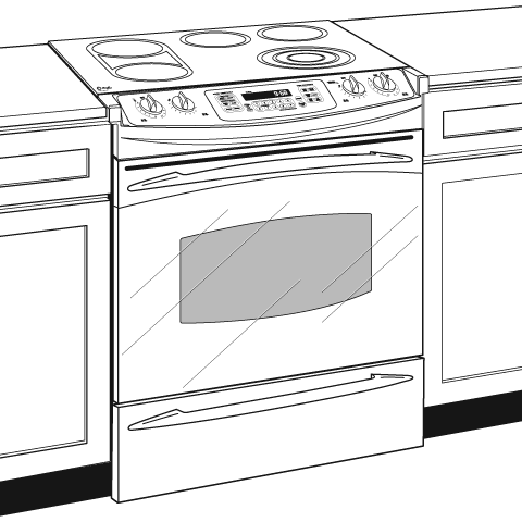30" Slide-In Electric Range JS968BKBB