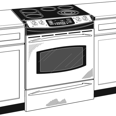 30" Slide-In Electric Range JS968SKSS