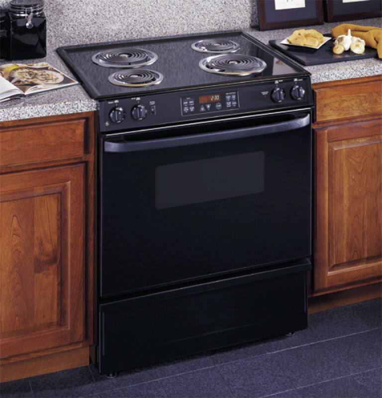 30" Slide-In Electric Range with Self-Cleaning Oven JSP34BDBB