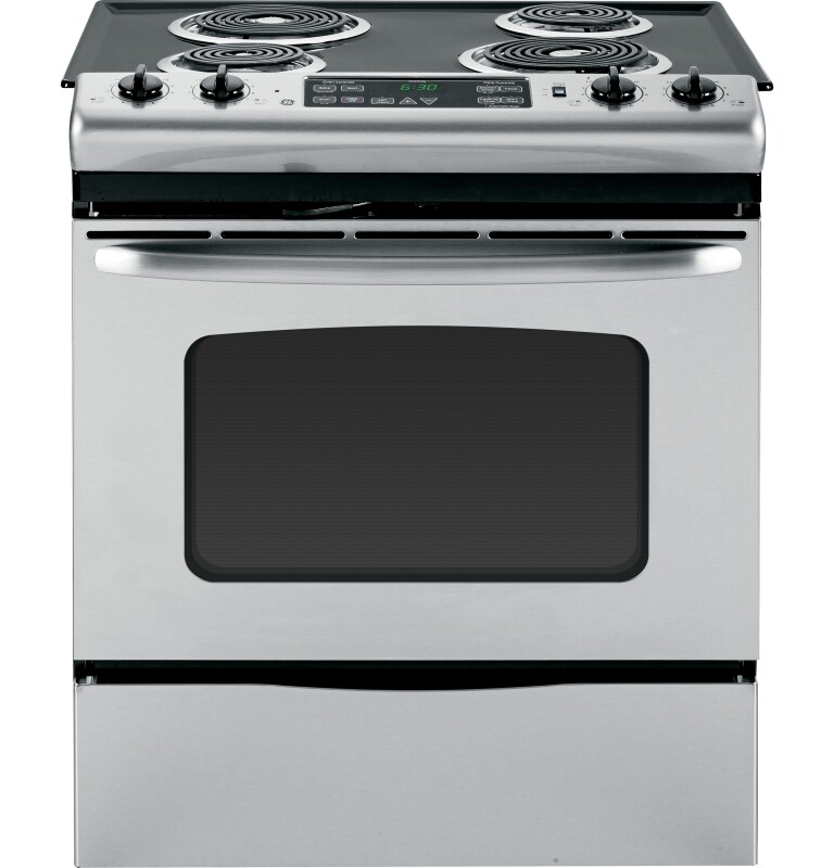 30" Slide-In Electric Range with Self-Cleaning Oven JSP39SNSS