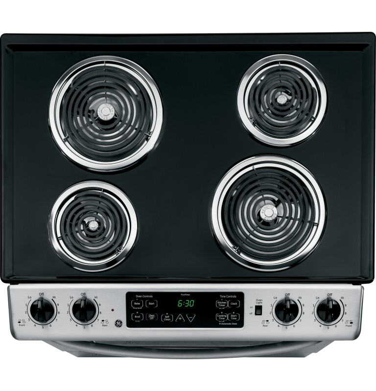 30" Slide-In Electric Range with Self-Cleaning Oven JSP39SNSS