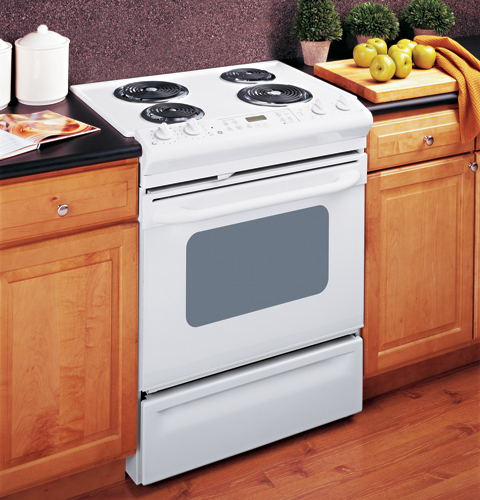 30" Slide-In Electric Range with Self-Cleaning Oven JSP39WKWW