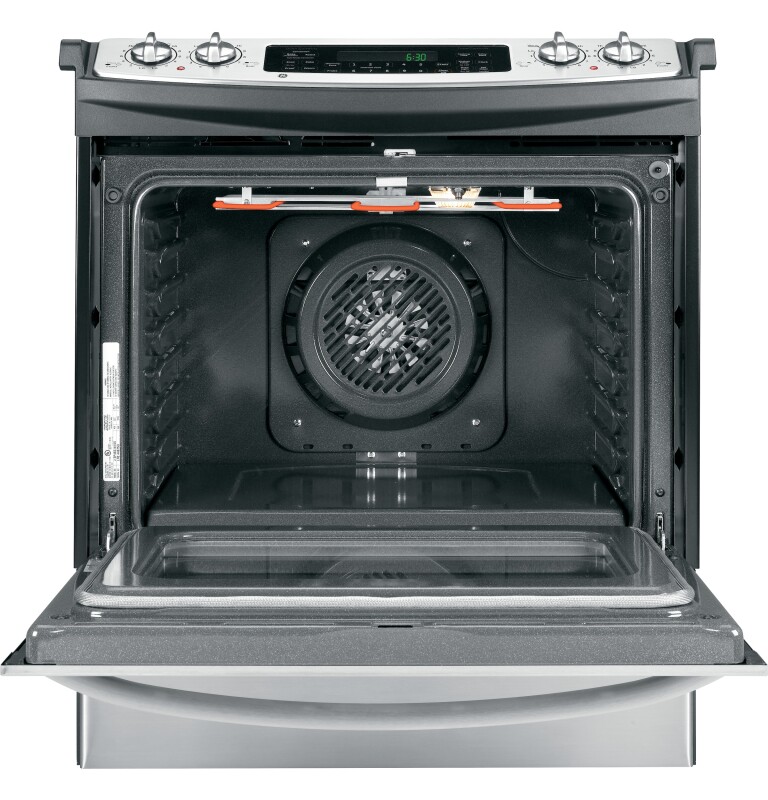 30" Slide-In CleanDesign Electric Range JSP46DPBB