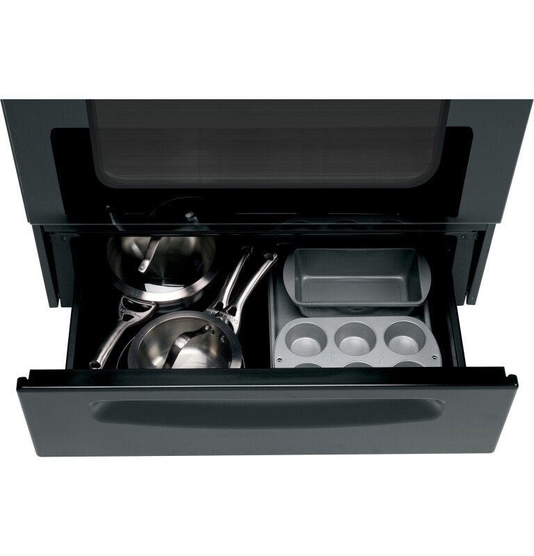 30" Slide-In CleanDesign Electric Range JSP46DPBB