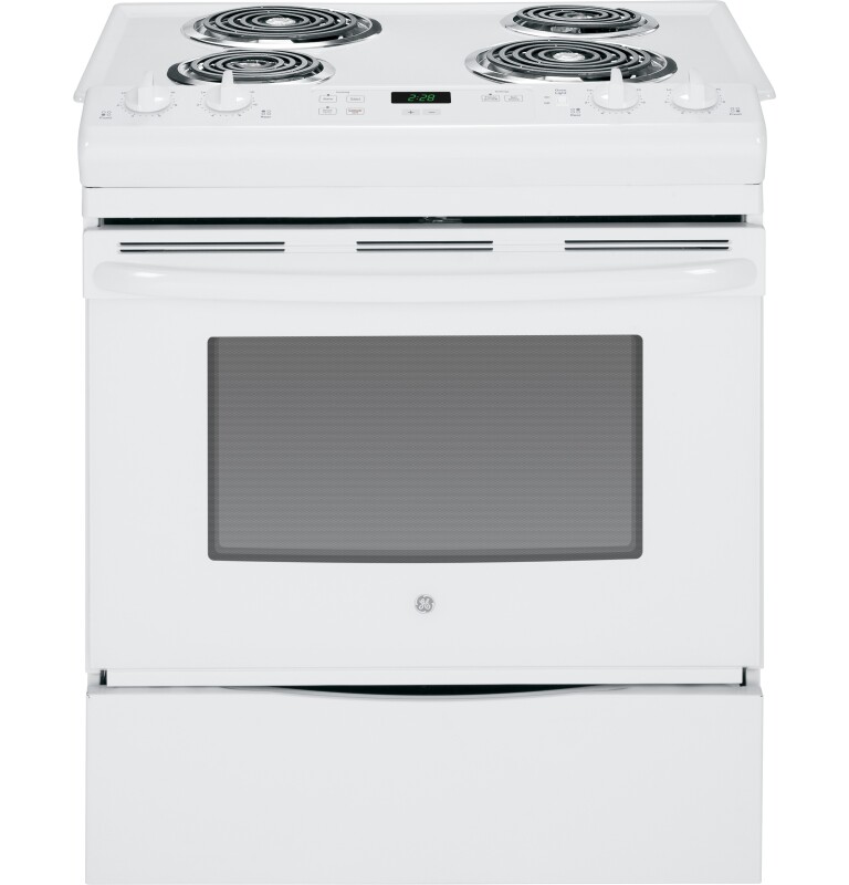 30" Slide-In Front Control Electric Range JSS28DFWW