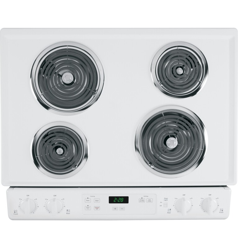30" Slide-In Front Control Electric Range JSS28DFWW
