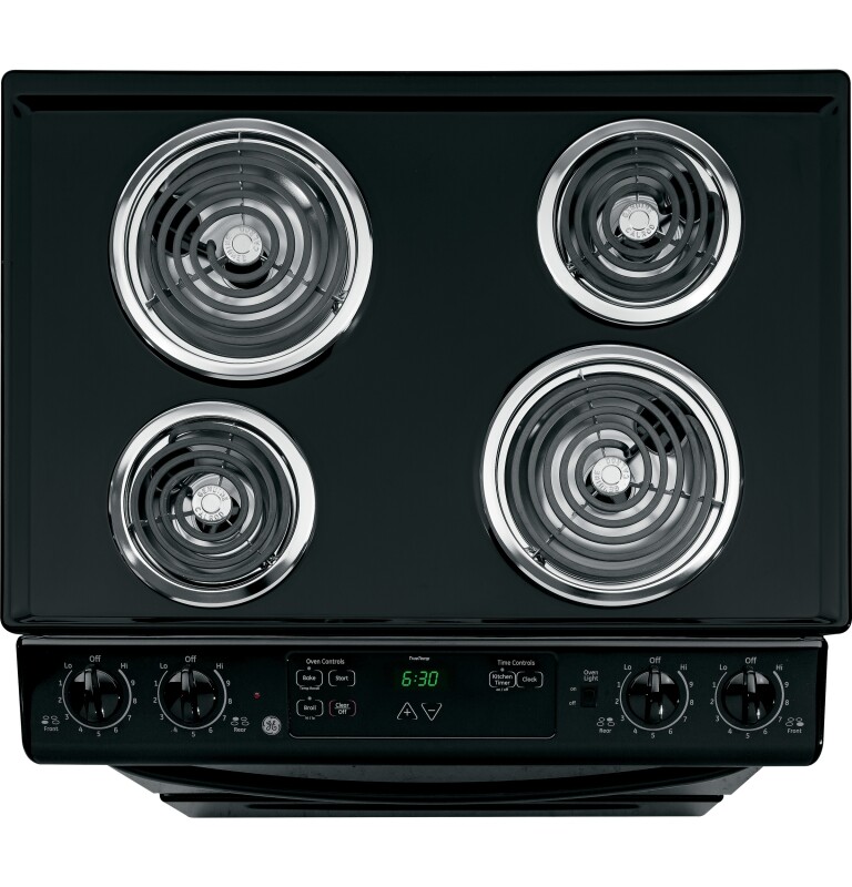 30" Slide-In Electric Range with Standard Clean Oven JSS28DNBB
