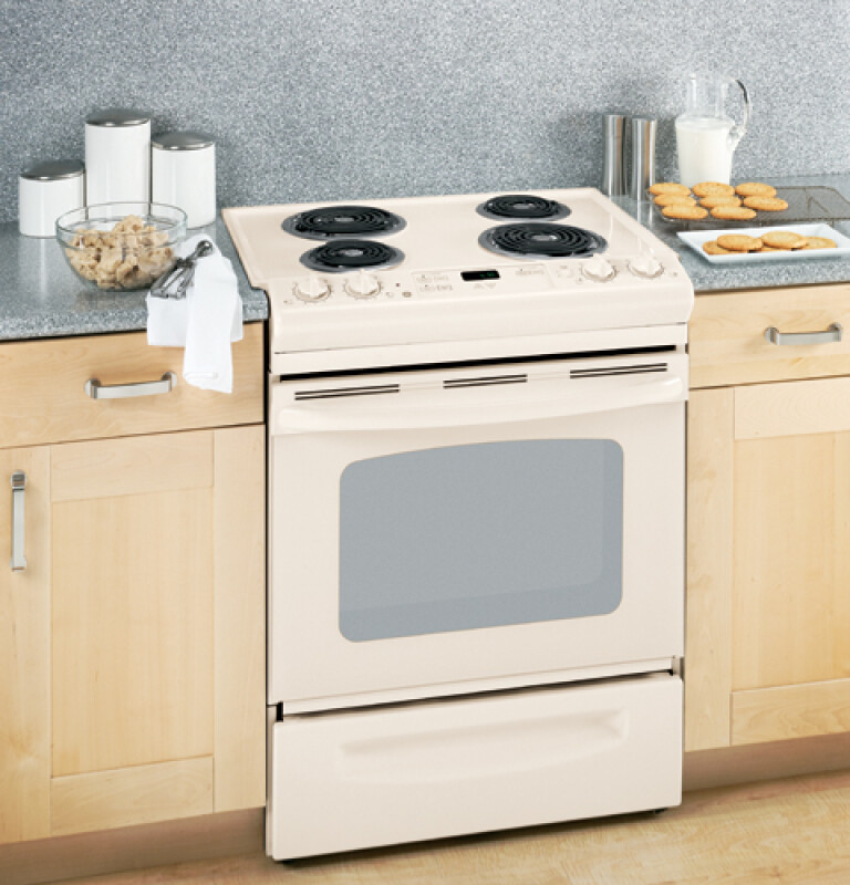30" Slide-In Electric Range with Standard Clean Oven JSS28DNCC