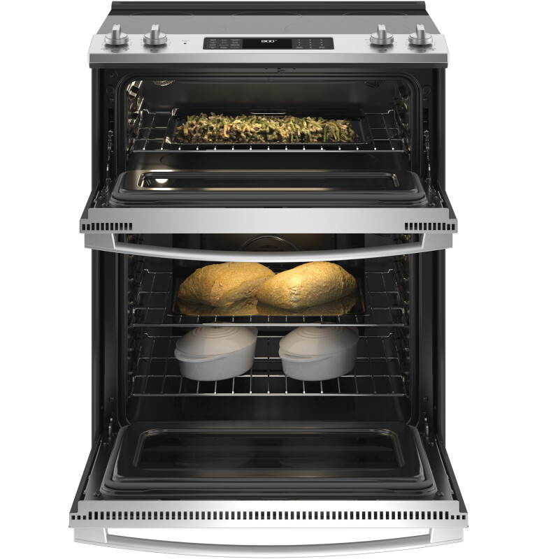 30" Slide-In Electric Convection Double Oven Range JSS86SPSS