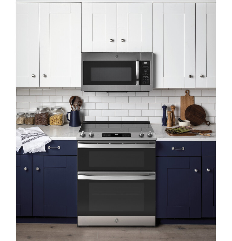 30" Slide-In Electric Convection Double Oven Range JSS86SPSS