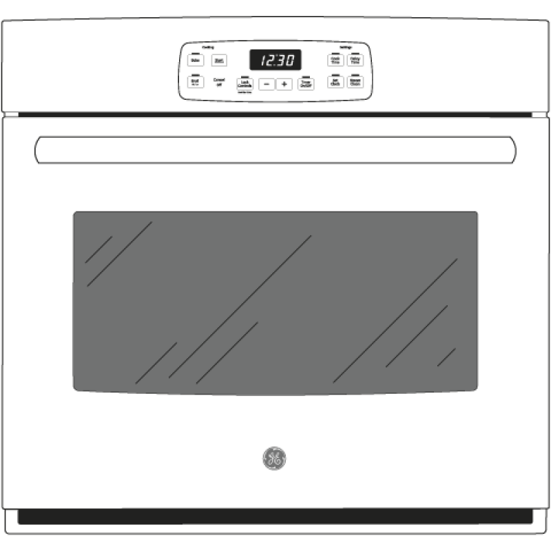 30" Built-In Single Wall Oven JT1000DFBB