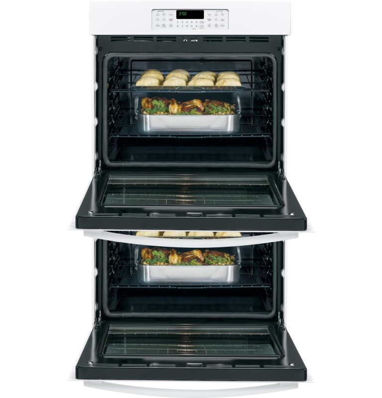 GE 30" Built-In Double Wall Oven White JT3500DFWW Picture 1
