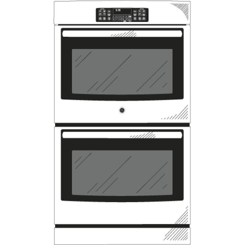 30" Built-In Double Wall Oven JT3500SFSS