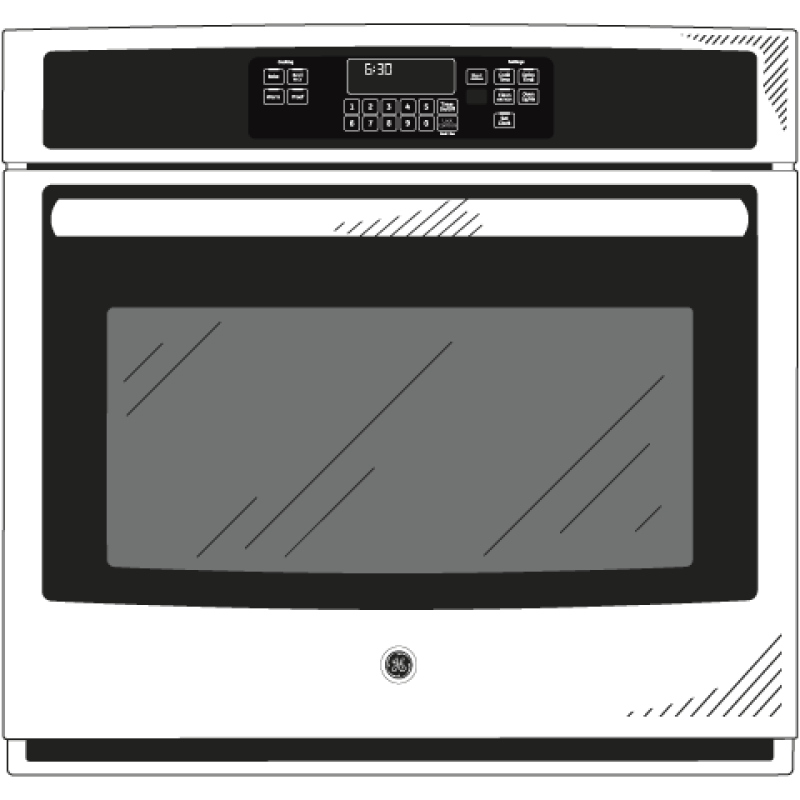 30" Built-In Single Convection Wall Oven JT5000SFSS