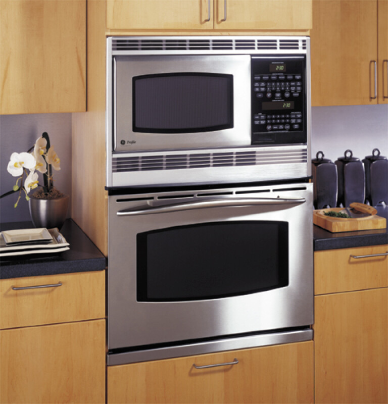 GE Profile 30" Built-In Double Microwave/Convection Oven Stainless Steel JT965SKSS Picture 1