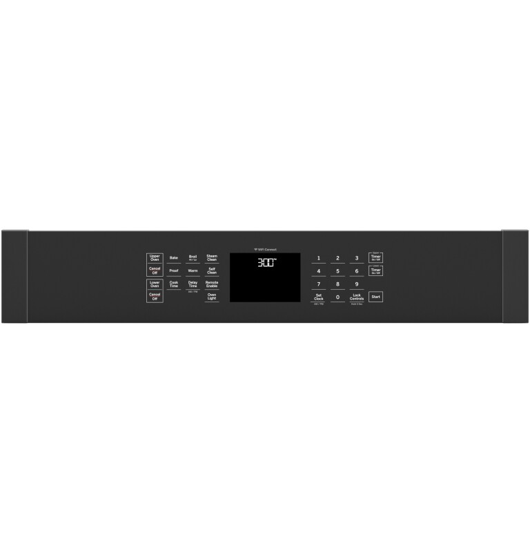 30" Smart Built-In Self-Clean Double Wall Oven with Never-Scrub Racks JTD3000DNBB