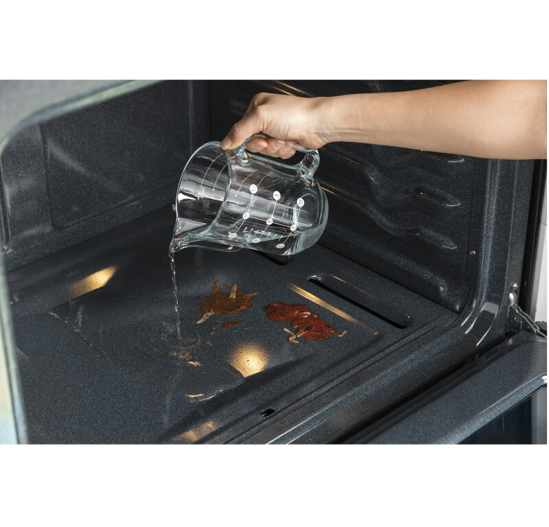 30" Smart Built-In Self-Clean Double Wall Oven with Never-Scrub Racks JTD3000DNBB