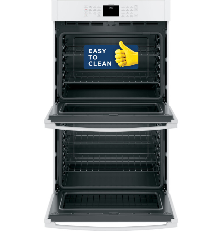 30" Smart Built-In Self-Clean Double Wall Oven JTD3000DNWW