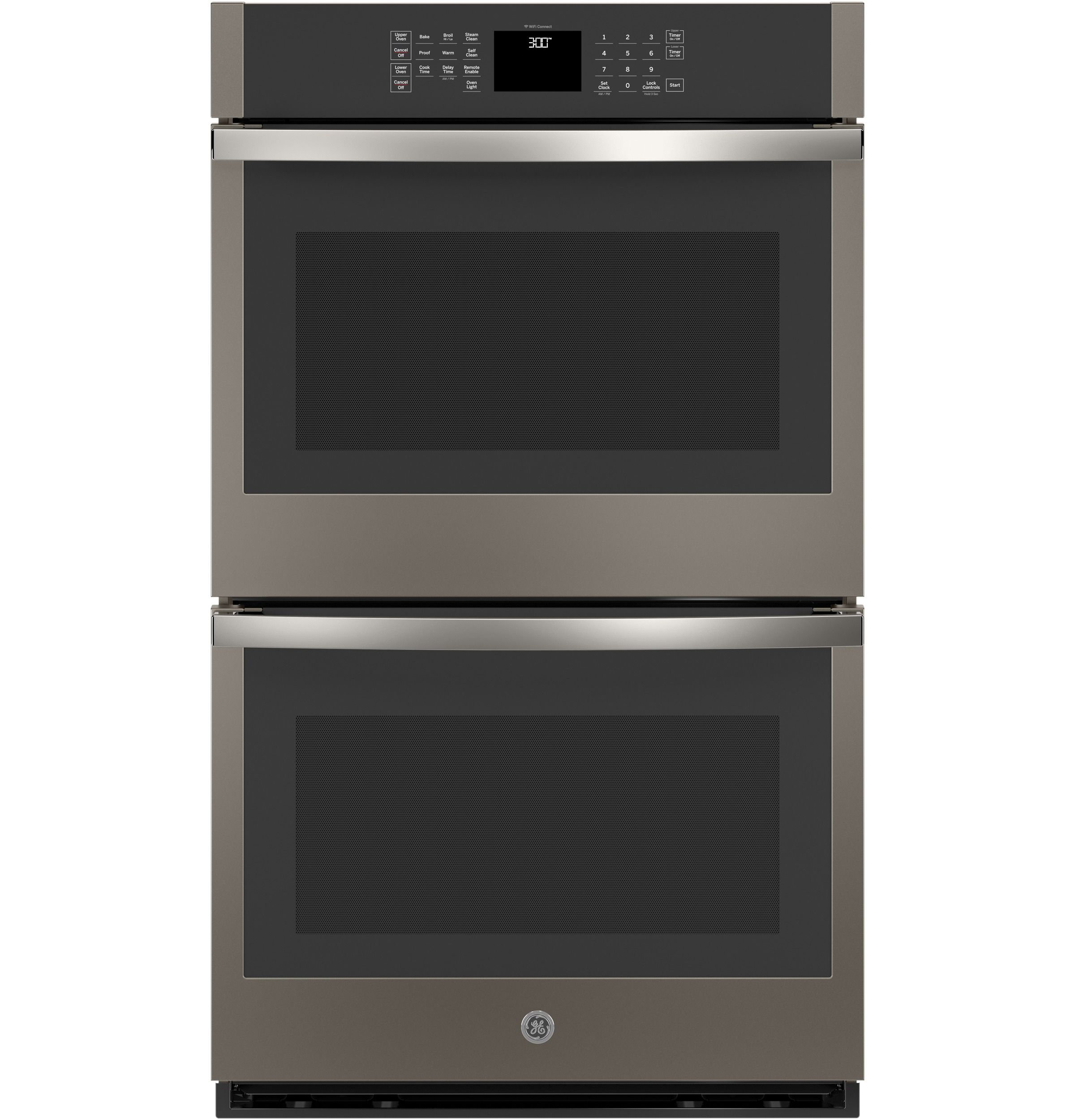 30" Smart Built-In Self-Clean Double Wall Oven with Never-Scrub Racks JTD3000ENES