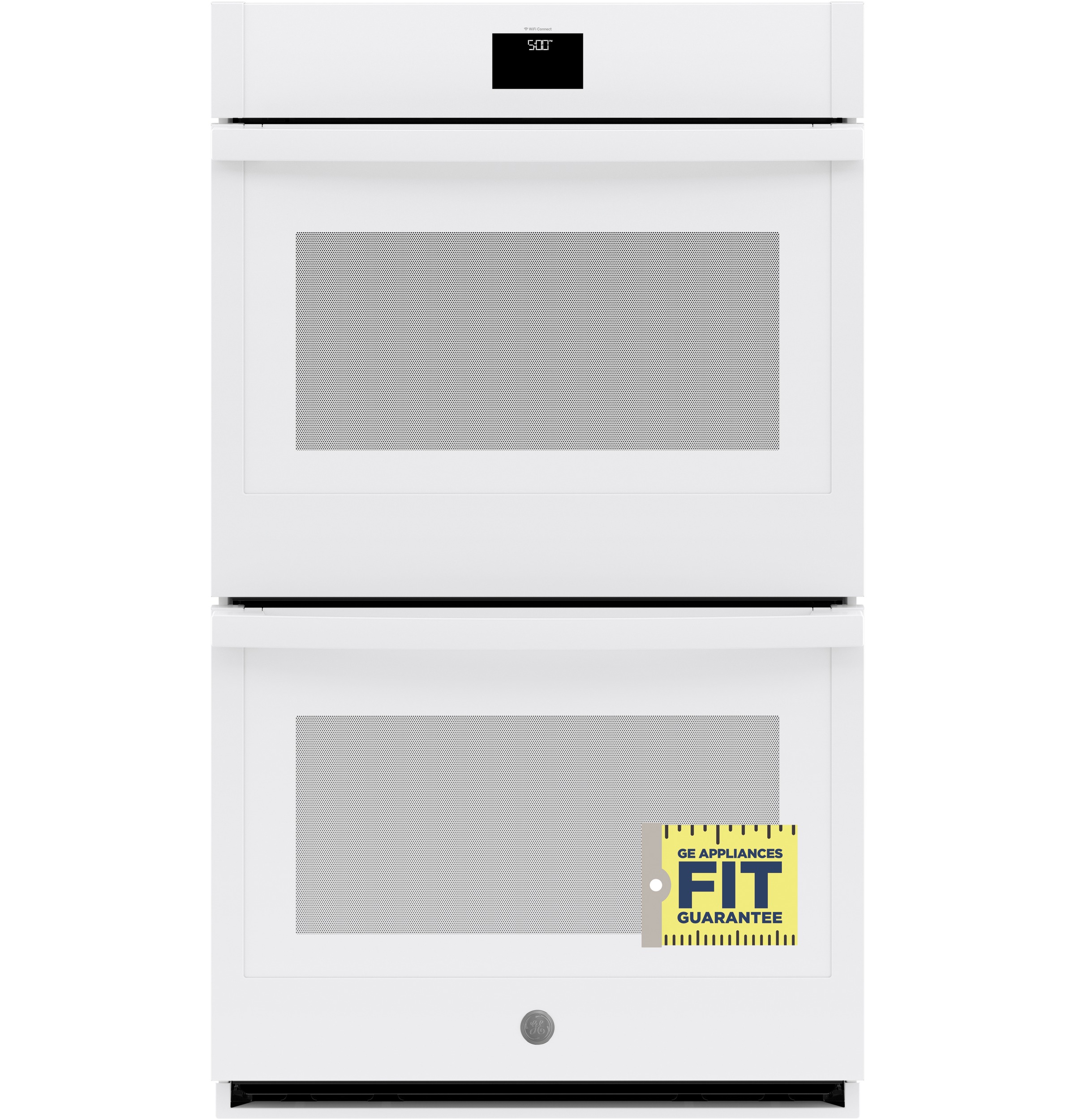 30" Smart Built-In Self-Clean Convection Double Wall Oven with Never Scrub Racks JTD5000DNWW