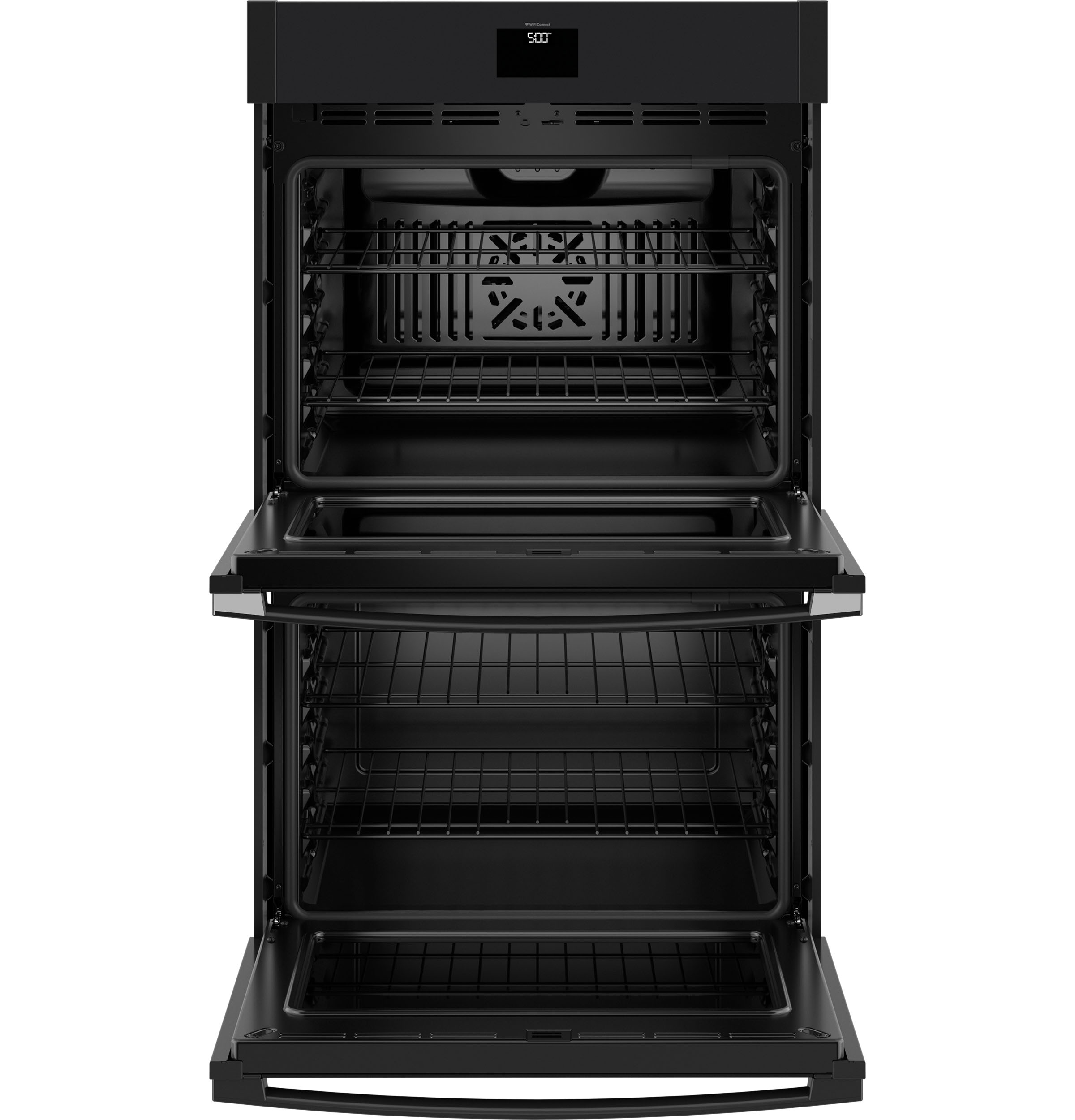 30" Smart Built-In Self-Clean Convection Double Wall Oven with No Preheat Air Fry JTD5000DVBB