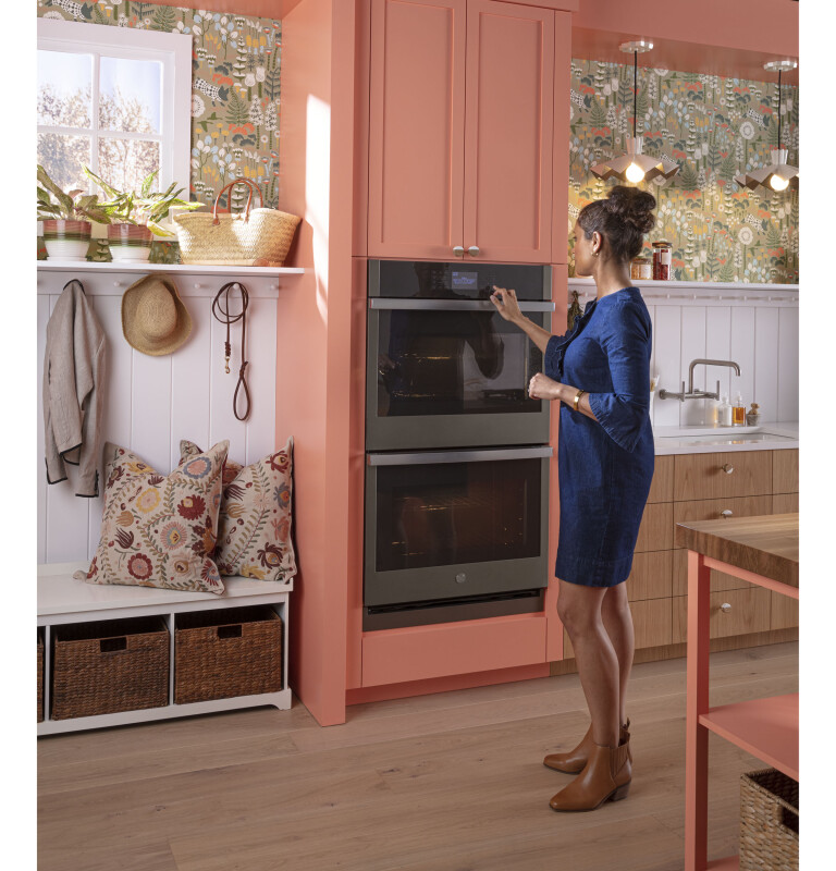 30" Smart Built-In Self-Clean Convection Double Wall Oven JTD5000ENES