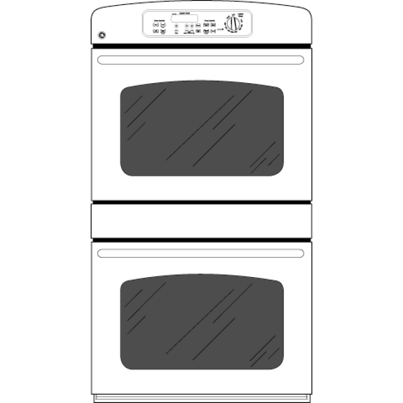 30" Built-In Double Wall Oven JTP35CMCC