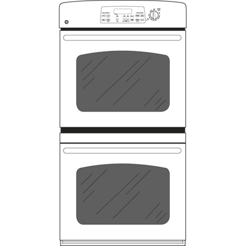 30" Built-In Double Wall Oven JTP35DPWW