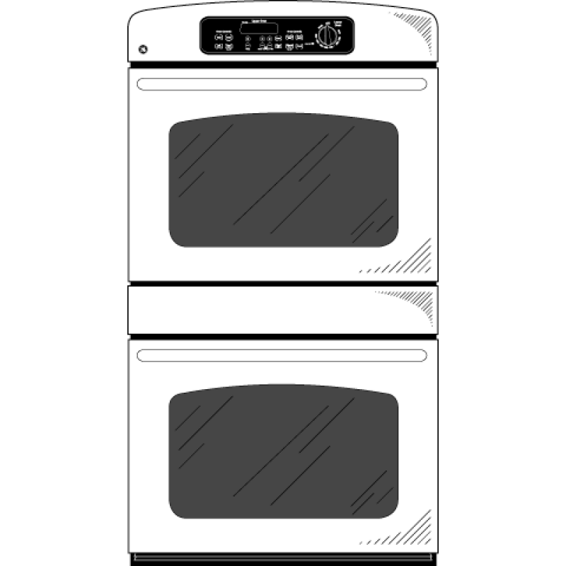 30" Built-In Double Wall Oven JTP35SMSS