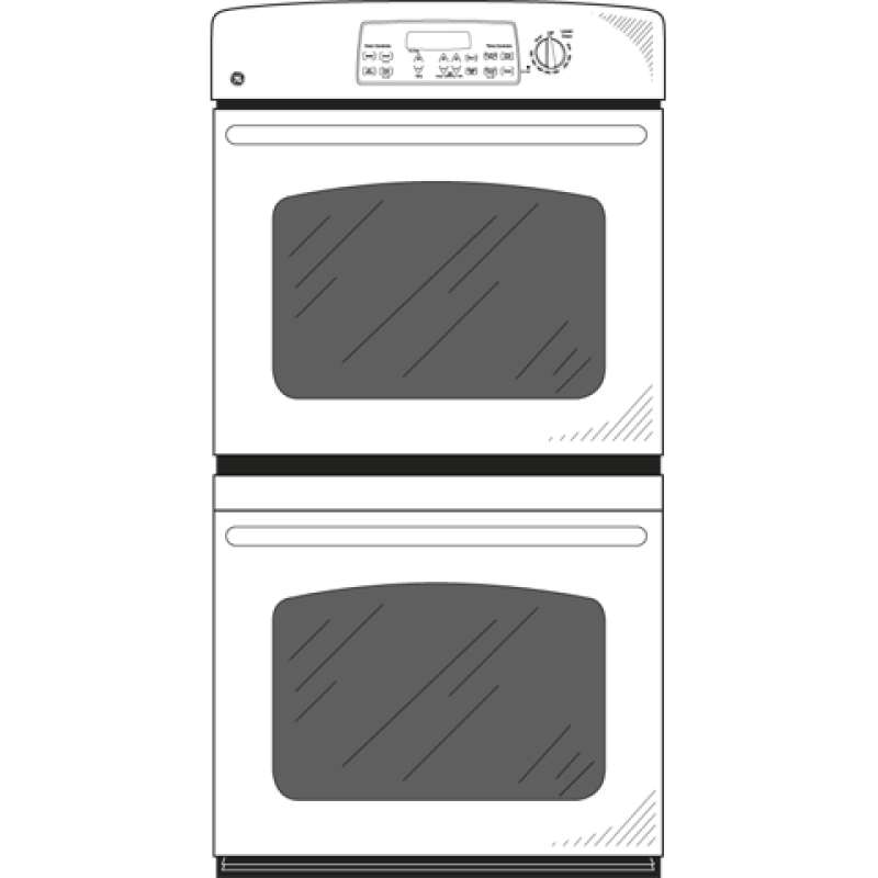 30" Built-In Double Wall Oven JTP35SPSS