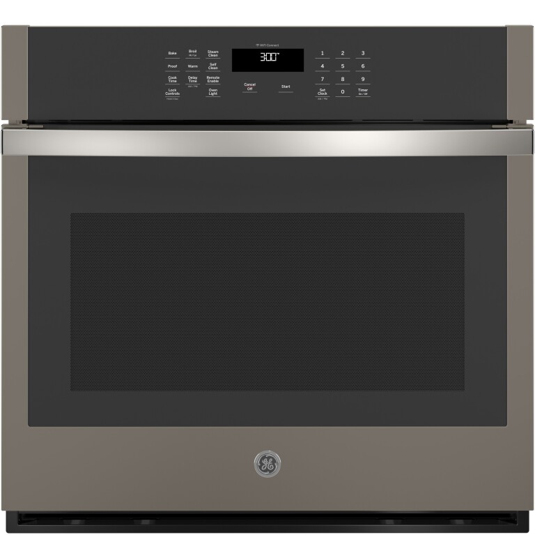 30" Smart Built-In Self-Clean Single Wall Oven with Never-Scrub Racks JTS3000ENES