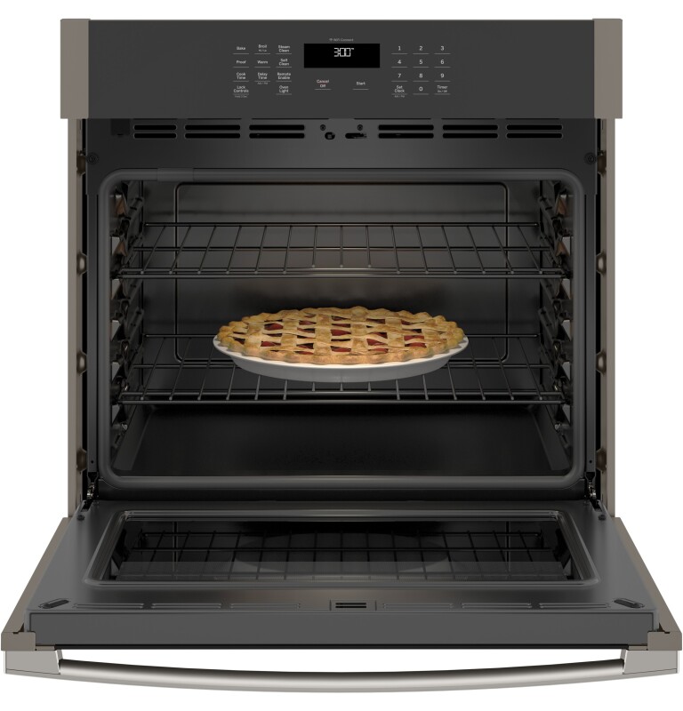 30" Smart Built-In Self-Clean Single Wall Oven with Never-Scrub Racks JTS3000ENES