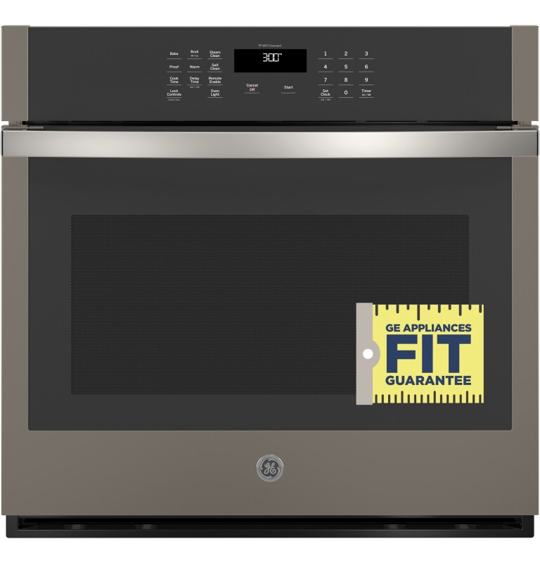 30" Smart Built-In Self-Clean Single Wall Oven with Never-Scrub Racks JTS3000ENES