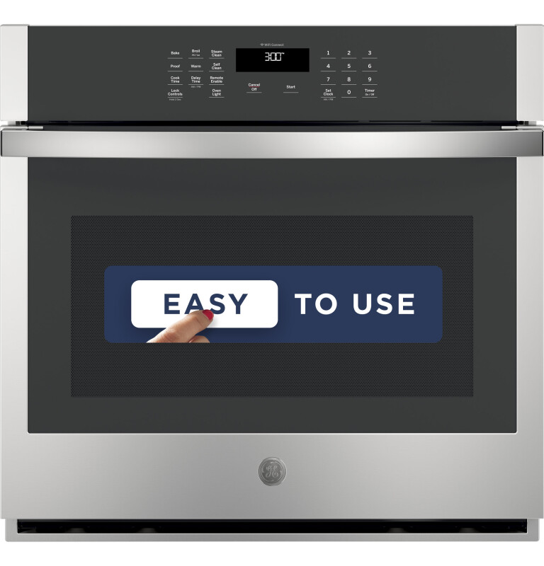 30" Smart Built-In Self-Clean Single Wall Oven JTS3000SNSS