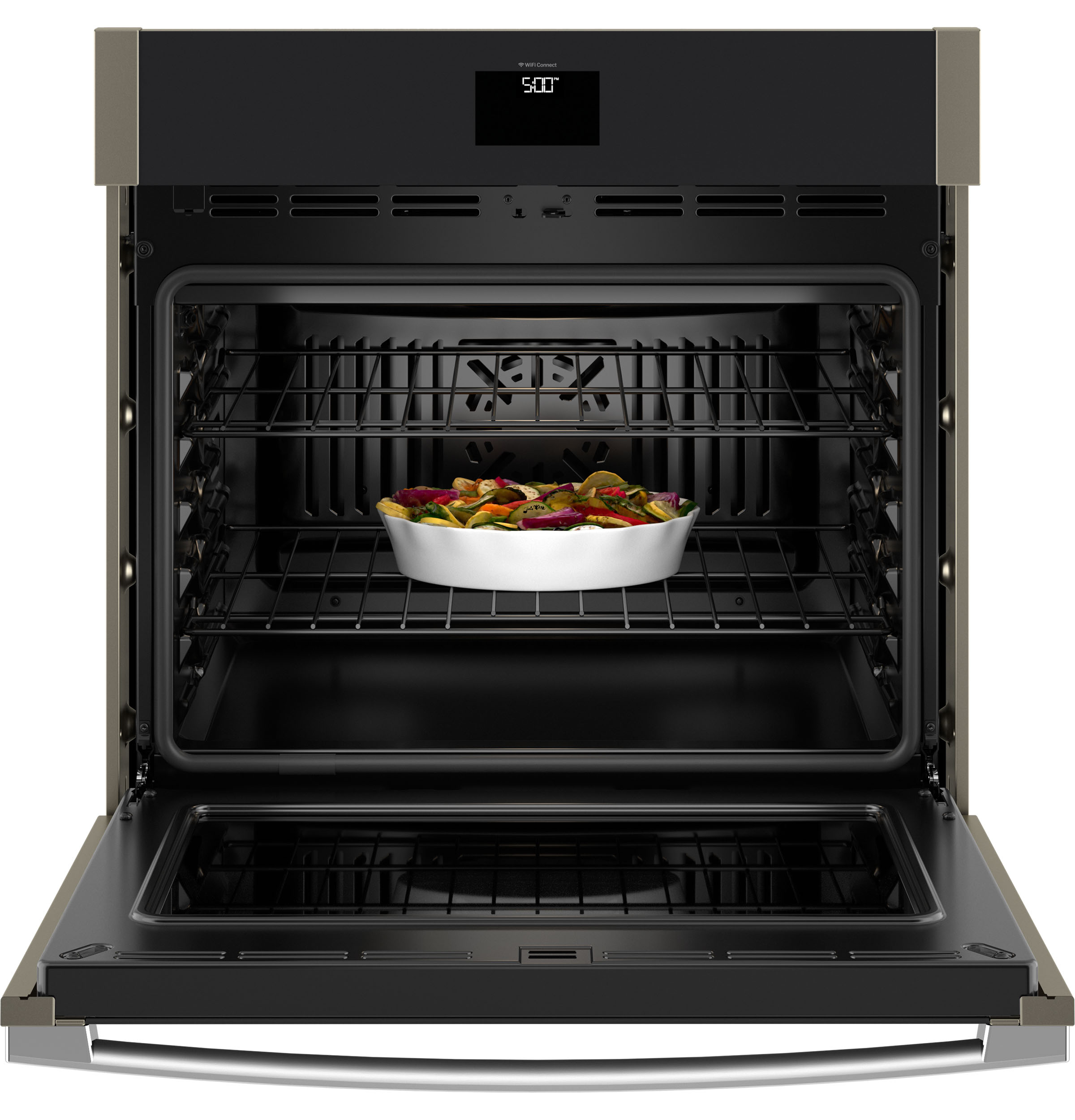 30" Smart Built-In Self-Clean Convection Single Wall Oven with No Preheat Air Fry JTS5000EVES