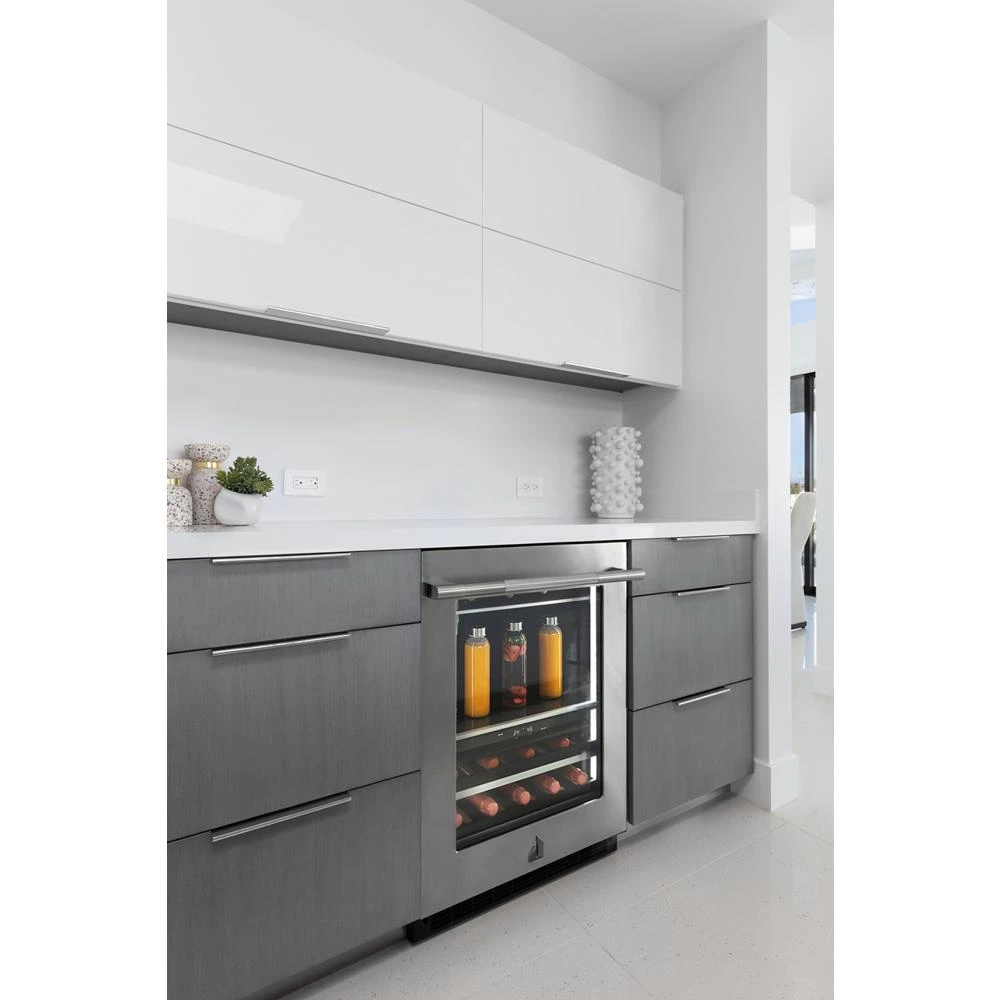 RISE 24" Built-In Undercounter Beverage Center, Left Swing JUBFL242HL