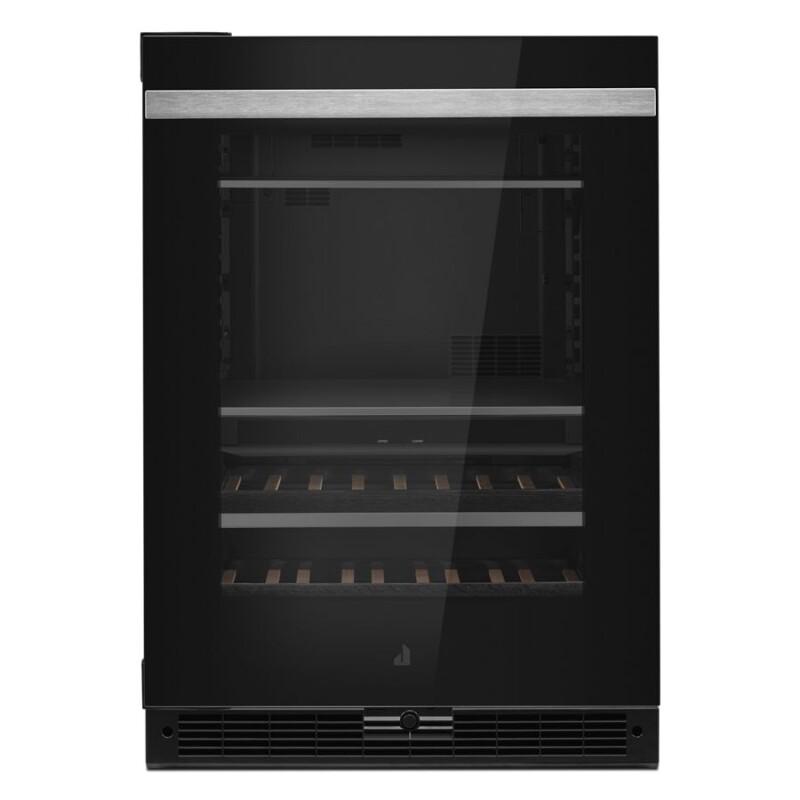 JennAir NOIR 24" Built-In Undercounter Beverage Center - Left Swing Black JUBFL242HM Picture 1