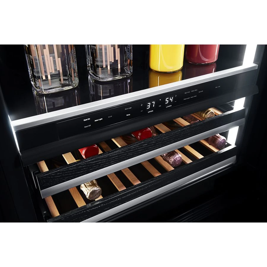 Panel-Ready 24" Built-In Undercounter Beverage Center, Left Swing JUBFL242HX
