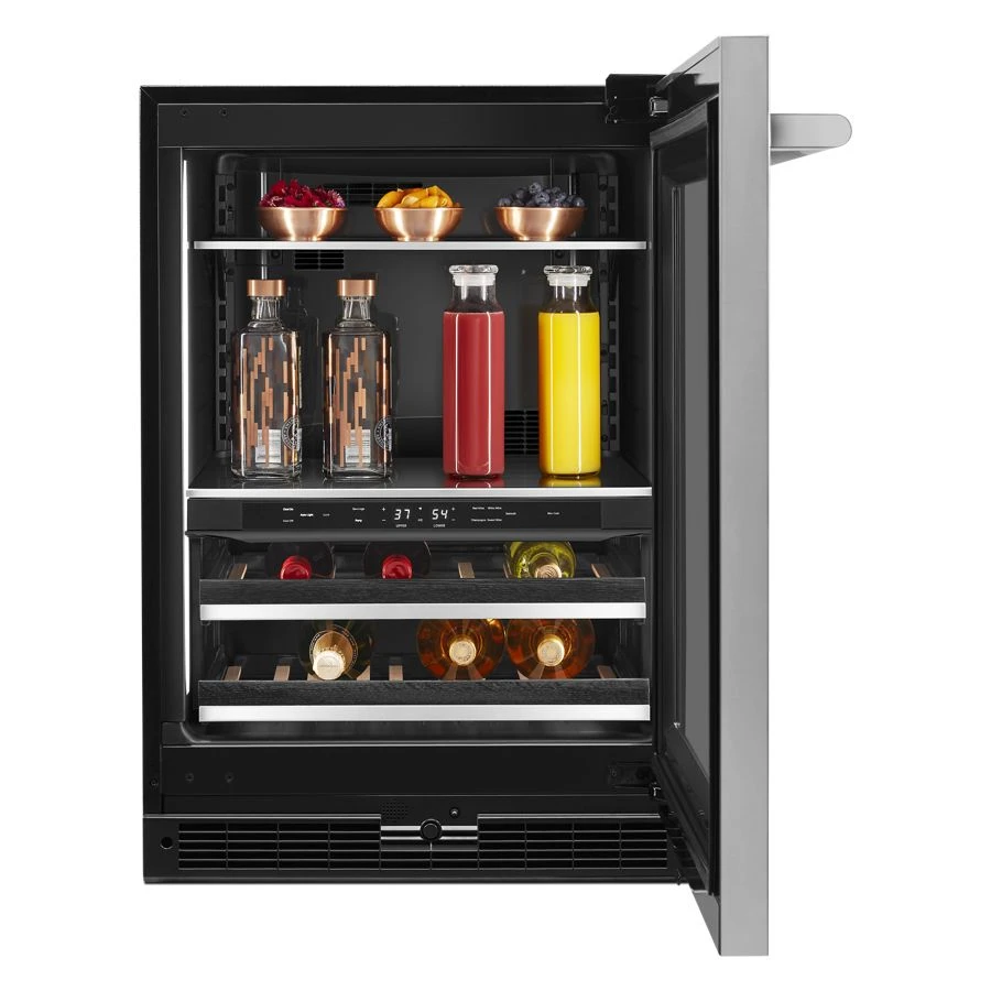 RISE 24" Built-In Undercounter Beverage Center, Right Swing JUBFR242HL